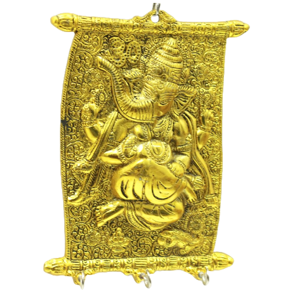 Lord Ganesha Designer Metal Key Holder